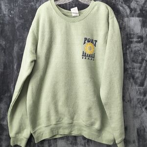 Green Port Aransas Texas Sweatshirt  XL
